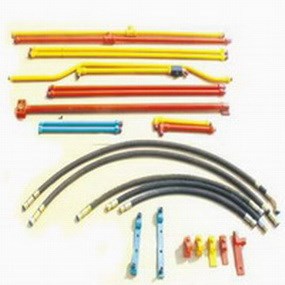 Excavator piping kits